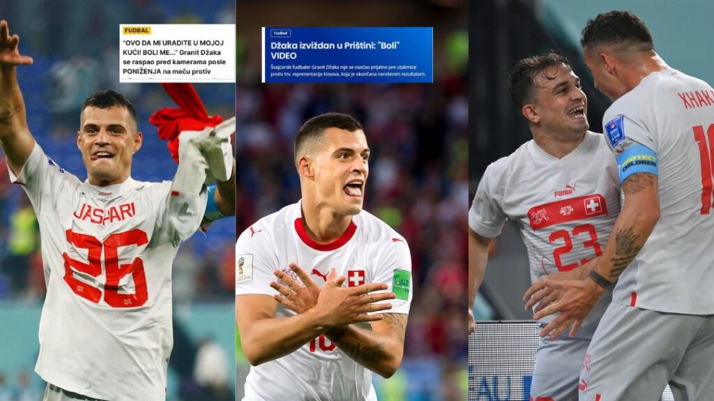  U poshtërua në Prishtinë   mediat serbe kënaqen dhe e japin me bujë lajmin për fishkëllimin e Xhakës në stadium 