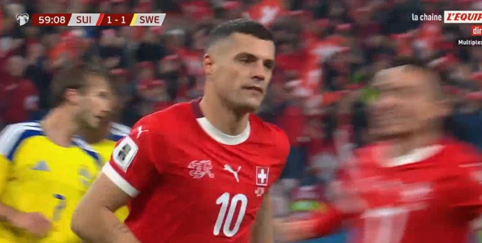 Xhaka shënon  Zvicra pothuajse e përfundon çështjen e vendit të parë