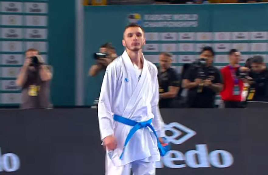 E jashtëzakonshme  Islam Selmani nënkampion i botës në karate