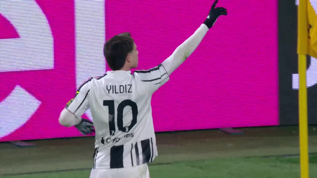 Super Kenan Yildiz  shënon përsëri  Juventus në avantazh ndaj Cagliarit