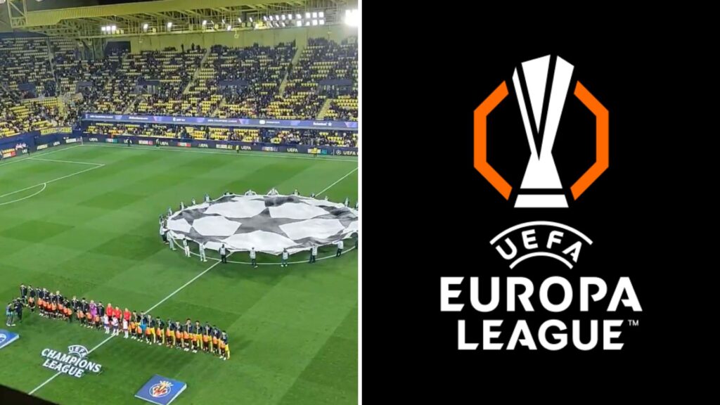 Çudia e mbrëmjes  Në ndeshjen e Ligës së Kampionëve lëshohet himni i Europa League
