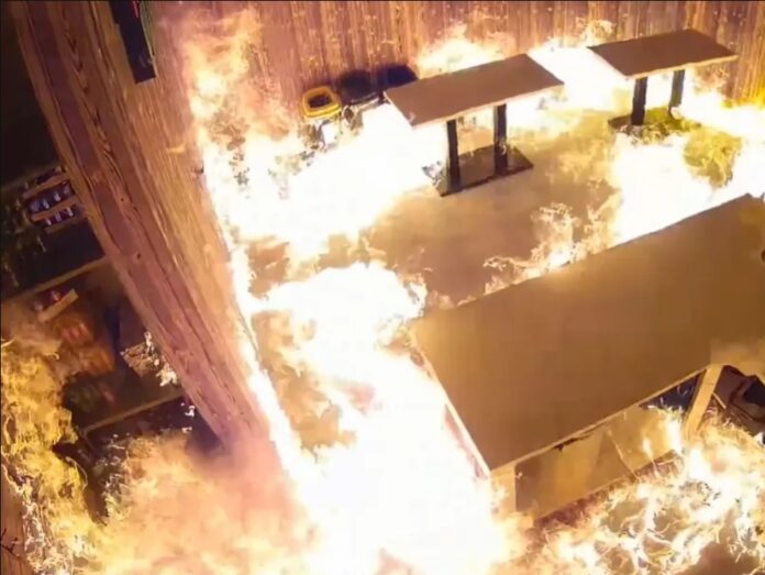 Arrestohet shtetasi i Maqedonisë në Beograd  Dogji picerinë ku punonte dhe u dërgoi pronarëve video të zjarrit