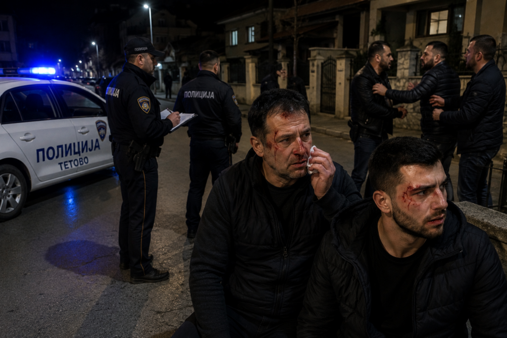 Babë e bir sulmohen brutalisht në Tetovë  përfundojnë në spital