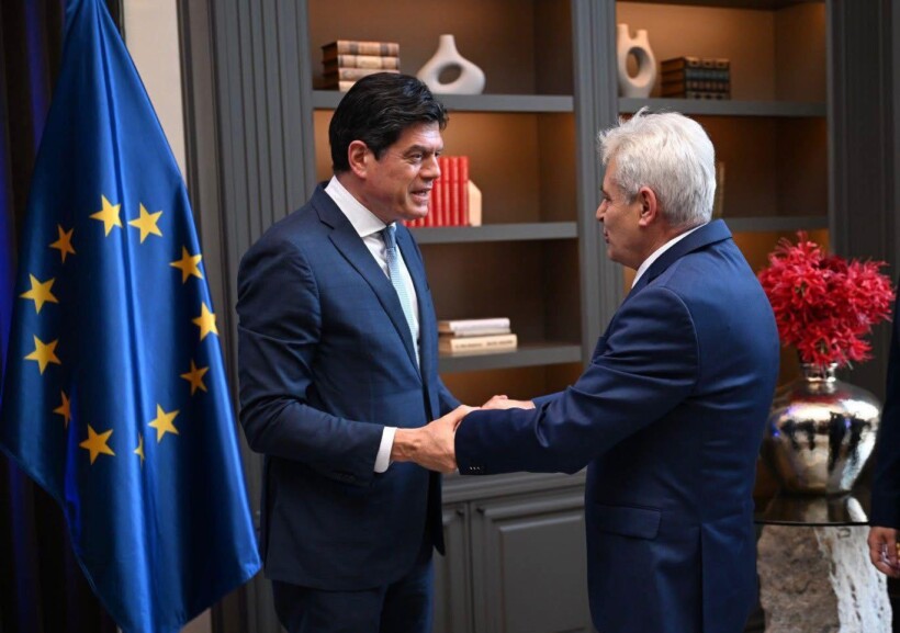 Ahmeti takohet me Rokasin  Maqedonia e Veriut nuk ka alternativë tjetër përpos BE së
