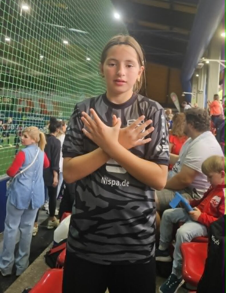 Mirvete Misini, 11-vjeçarja nga Kumanova që po shkëlqen në futbollin e vajzave në Gjermani
