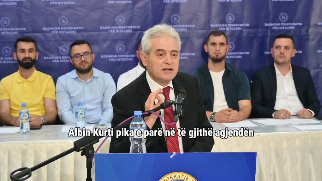 Ali Ahmeti me kritika për Albin Kurtin: Nuk bëhet “majtap” me çështje të ndjeshme