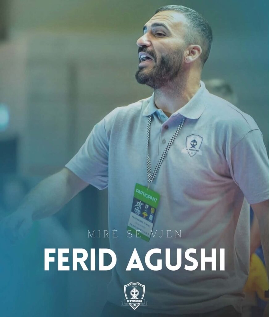 Kumanovari Ferid Agushi rikthehet në krye të ‘FC Prishtina 01’