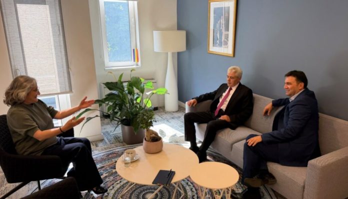 Ahmeti takoi ambasadoren e Holandës: Rruga evropiane dhe Marrëveshja e Ohrit janë themelet e të ardhmes së vendit