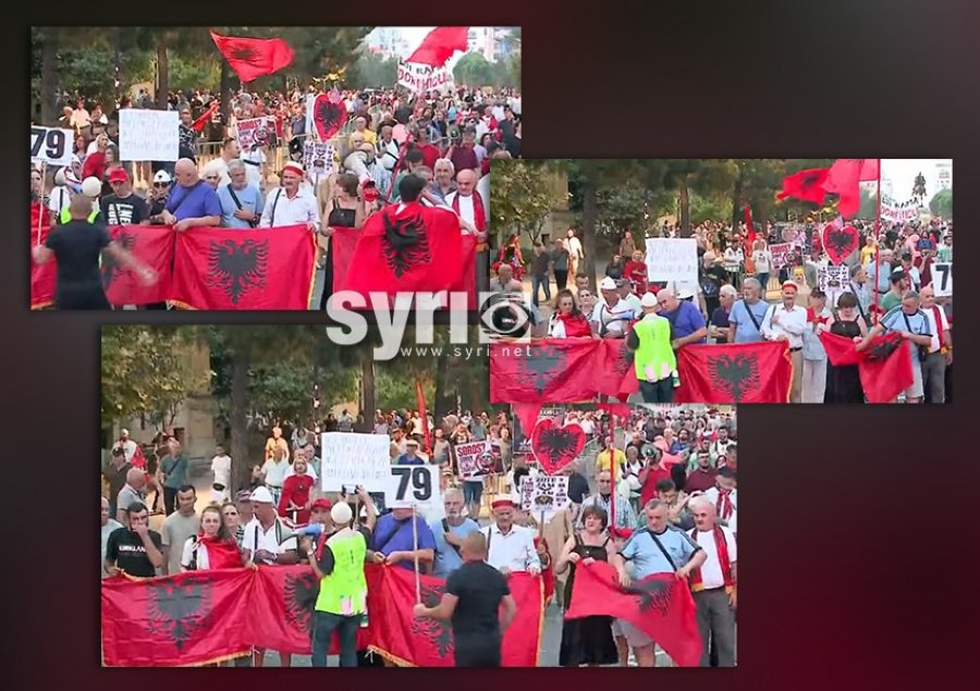 Protesta e 79-të/ Nis marshimi drejt Kryeministrisë, qytetarët kërkojnë dorëheqjen e Ramës