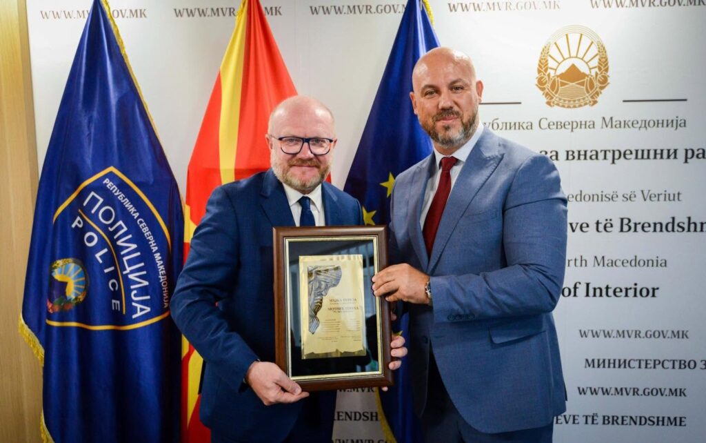 Astrit Iseni takon delegacionin e lartë të MPB-së së Polonisë në Shkup
