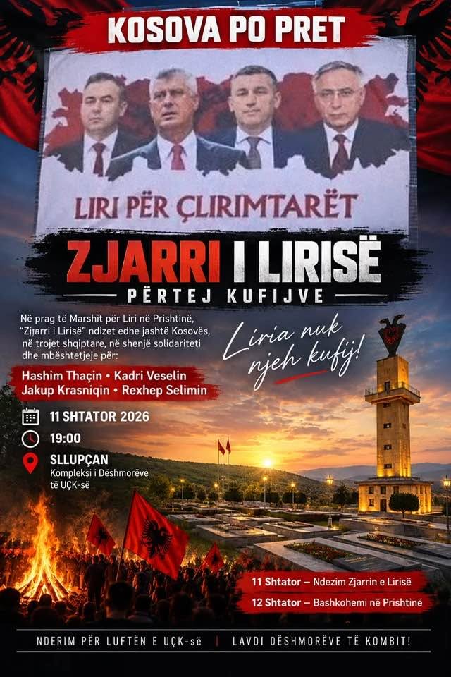 Marshimit të Fllakadanëve të Lirisë për nder të Çlirimtarëve i bashkohet edhe Sllupçan