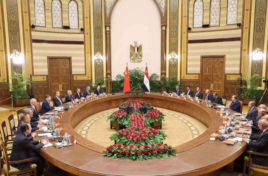 Presidenti Abdel Fattah El-Sisi pret në Kajro presidentin kinez Xi Jinping