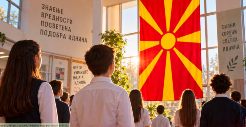 Rikthehet ideja për këndimin e himnit shtetëror në shkolla, VLEN ka premtuar barazi me himn shqiptar