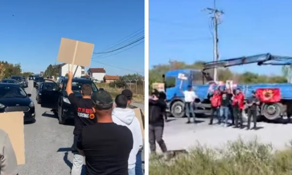 Fon der Lajen pritet me protesta në Kosovë, disa qytetarë bllokojnë rrugën (VIDEO)